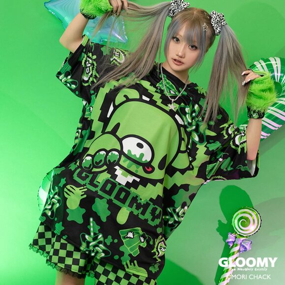 ACDC RAG - Gloomy Bear x Sophie Powers Jelly Oversized Tee - Picture 3 of 10